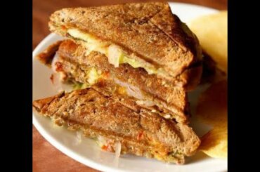 Weight loss sandwich Recipe #1 | Chickpea Sprouts Multigrain Bread Sandwich