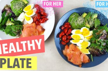 Healthy Lunch Ideas | Healthy Plate | For Weight Loss | High Protein | Fast and Easy [6 ingredients]