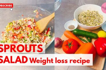 How To Make Sprouts salad At Home l AMAZING !!! Weight loss recipe I Healthy