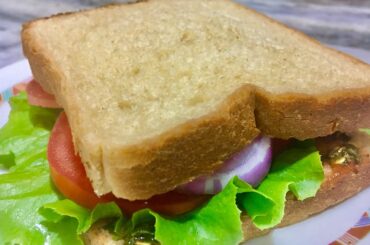 Healthy Green Sandwich || वेज सैंडविच || Easy-breezy Recipes