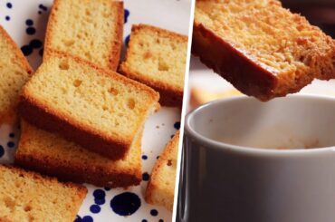 Easy Tea Time Snack Dry Cake Recipe