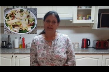 Healthy Vegetarian Salad - Avocado, Sun-dried Tomatoes, Apple, Pine Nuts, Cheese Rocket & Spinach!!