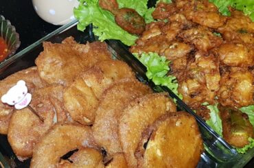 Crispy Mix Vegetable Mirch Pakora Recipe💚Gobhi BAINGAN Pakora💚Aloo Pakora Recipe💚(English Subtitles)