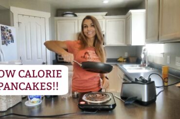 The best LOW CALORIE Pancakes!