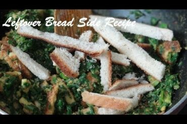 Quick Breakfast/Lunch Recipe with Leftover Bread Sides/Corners - How to use Bread Sides in a Recipe