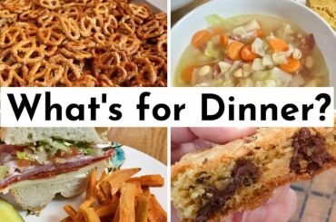 What's for Dinner? | Easy Dinner Ideas | Italian Hoagies, Ham & Bean Soup
