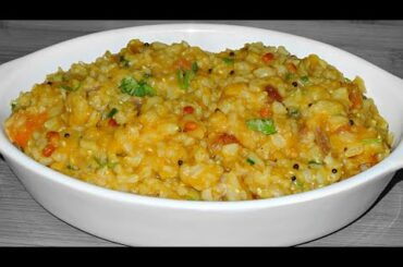 Arisi Paruppu Sadham | Dhal Rice | Brown rice recipe | Healthy Recipes in Quarantine