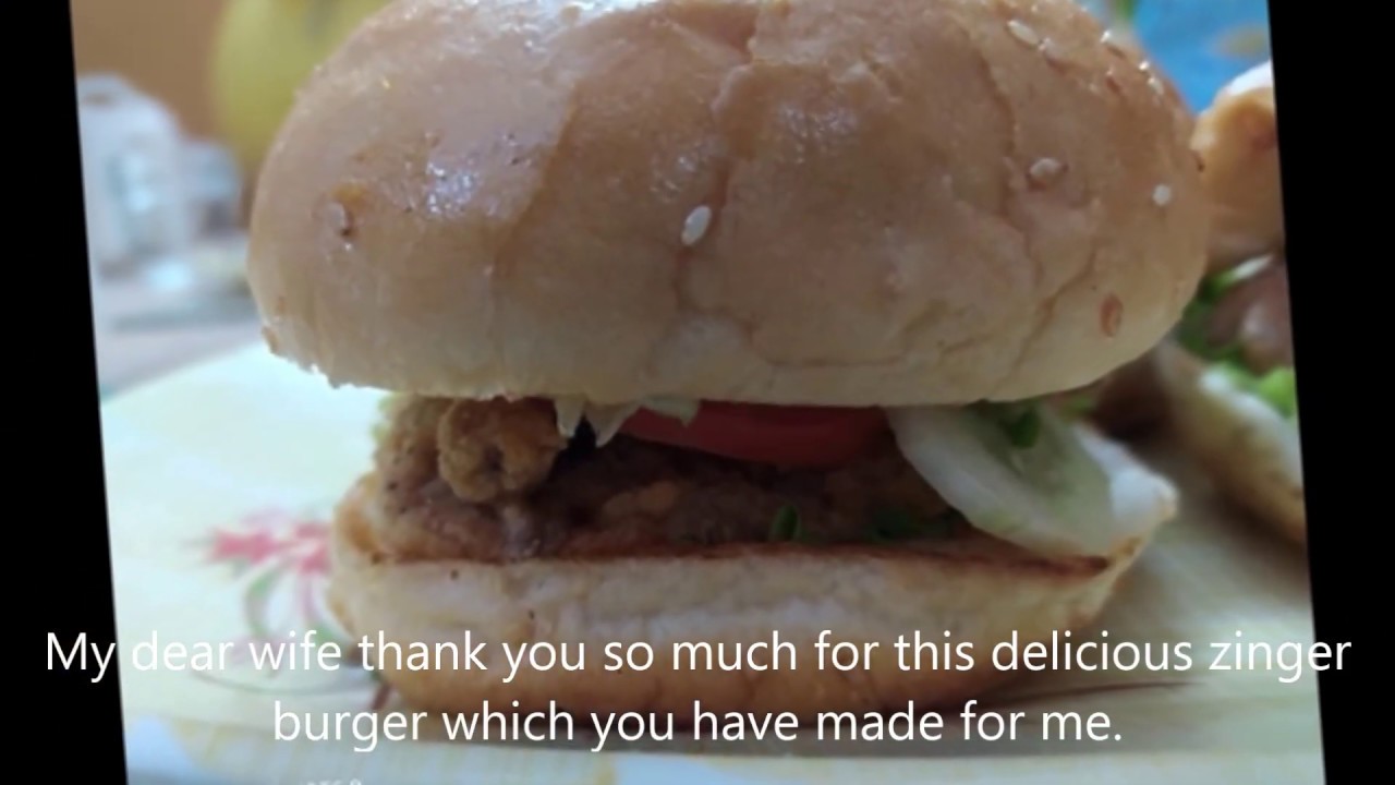 Home meal Ideas – Delicious Homemade Zinger Burger by My wife during lockdown Home meal Ideas - Delicious Homemade Zinger Burger by My wife during lockdown