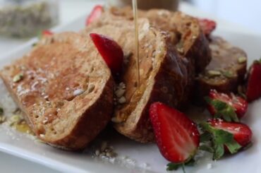 VEGAN FRENCH TOAST! HEALTHY FALL BREAKFAST IDEAS