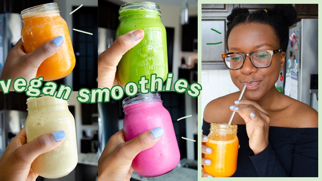 5 Easy Vegan Smoothie Recipes! (healthy quarantine smoothies) | veggieonpennies 5 Easy Vegan Smoothie Recipes! (healthy quarantine smoothies) | veggieonpennies