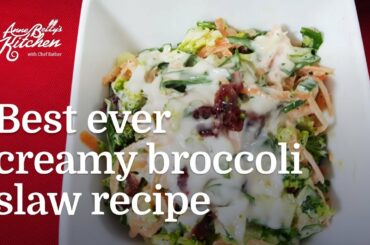 AnneBetty's Creamy Broccoli Salad- Party Salad-Healthy Salad Recipe - Best Ever Salad Recipe