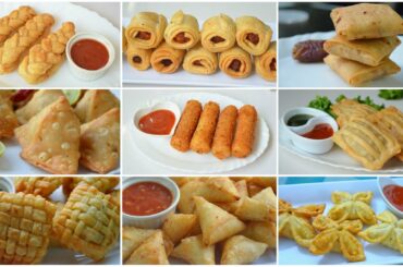9 SNACKS FOLDING IDEAS PART 2 (RAMADAN SPECIAL) by YES I CAN COOK