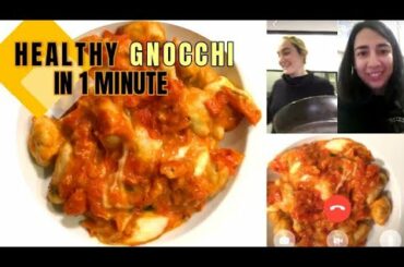 1 MIN RECIPES SERIES - EP. 7 RICOTTA GNOCCHI W/LOW CALORIE TOMATO SAUCE & BEAUTIFUL GUESTS