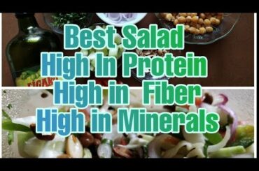 Healthy High Protein Salad | How To Make  Chickpea Salad | Salad Recipe |
