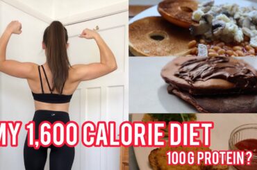 MY 1,600 CALORIE DIET for FAT LOSS | High protein & Low Calorie meals
