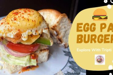 Make Desi Egg Pav Sandwich | Burger Recipe | Healthy Breakfast Ideas | Indian Street Food at Home