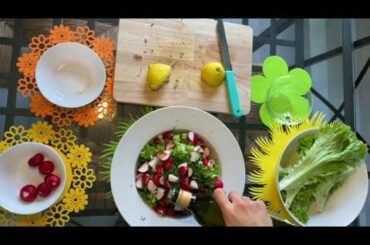 Spring Salad - tasty and healthy salad on Jo's Baby Friendly Recipes Channel