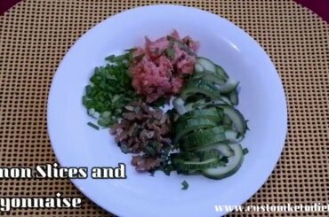 Keto Zucchini Slices with Smoked Salmon Recipe - Healthy Food For Family