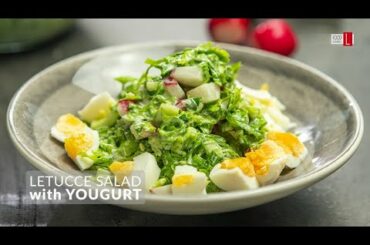 Lettuce Salad with Yogurt Dressing | Food Channel L Recipes