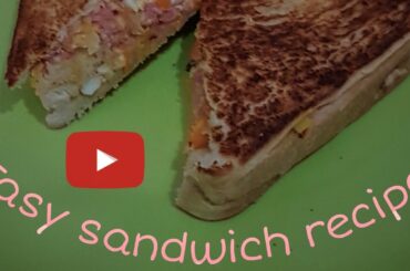 QUICK AND EASY SANDWICH RECIPE|| QUICK AND EASY SUHOOR RECIPE