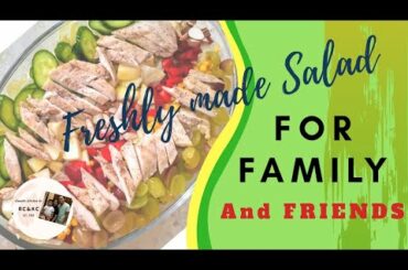 Festive Grilled Chicken Salad - For Family and Friends