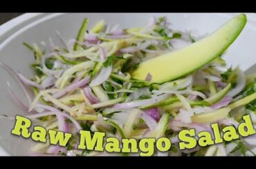 Raw mango salad/Raw mango recipe/easy & quick recipe/Easy Summer recipe/#Raw Mango recipe.