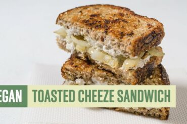 Vegan Toasted Cheese & Onion Sandwich - Humble Seedz