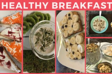 5 Quick Healthy Vegetarian Indian Breakfast ideas | Healthy Breakfast for kids