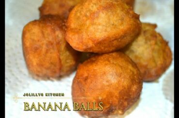 Healthy snack for kids-ஹெல்த்தியான ஸ்நாக்ஸ் -Banana Balls-Jolilly's Kitchen-Tamil-Indian Recipes