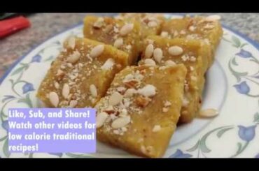 How to Make LOW CALORIE Moong Dal Barfi! | Lockdown Recipe 2