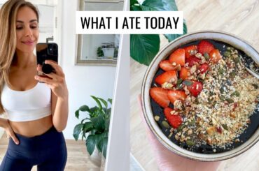 WHAT I ATE TODAY | Simple, Healthy & Plant Based | Annie Jaffrey