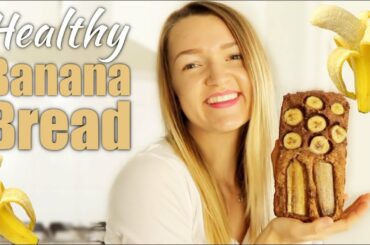 How To Bake: HEALTHY BANANA BREAD (vegan) 🍌🍞 With Oats / No Sugar / No Flour