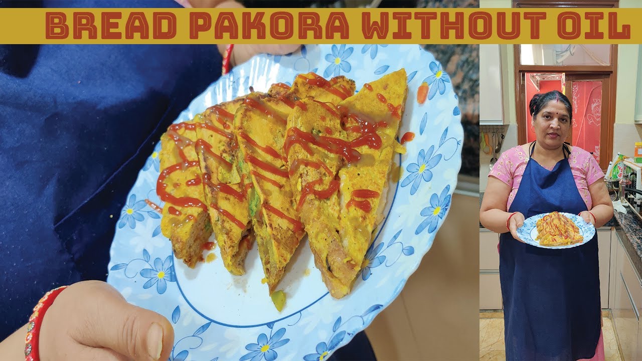 Healthy Bread Pakora ब्रेड पकोडा कम तेल में हेल्थी | Homemadebaker's Veg Snack Recipe Healthy Bread Pakora ब्रेड पकोडा कम तेल में हेल्थी | Homemadebaker's Veg Snack Recipe