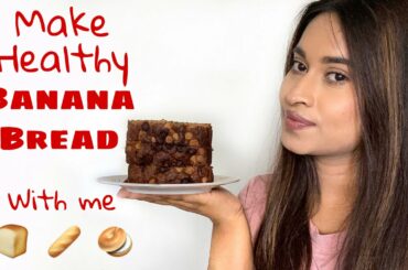 HOW TO MAKE HEALTHY BANANA BREAD WITH OATMEAL ll Oats Banana Bread ll Chocolate Chip Banana Bread