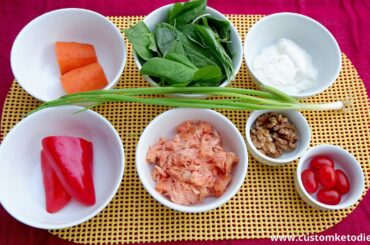 Keto Smoked Salmon Salad in a Jar Recipe - Healthy Food For Family