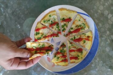 Egg pizza recipe | Healthy Pizza | How to make egg Pizza