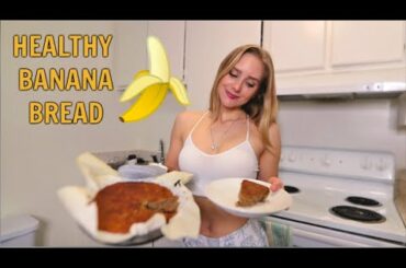 HEALTHY BANANA BREAD-EASY TO MAKE | Cooking With Caroline