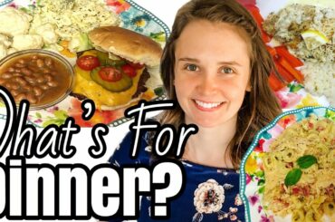 What’s For Dinner? | EIGHT Easy Budget Friendly Meals | Stay Home and Cook With Me | Julia Pacheco