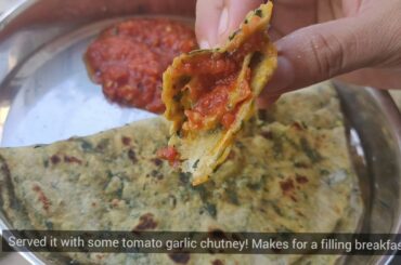 Murungai keerai chapathi | Moringa leaves paratha, an easy and healthy recipe