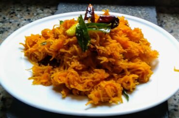 Tasty Carrot side dish | healthy lunch box idea | healthy side dish | grated carrots side dish