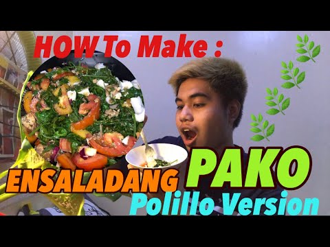ENSALADANG PAKO/ PERFECT FOR VEGANS/ POLILLO VERSION/ HEALTHY SALAD ENSALADANG PAKO/ PERFECT FOR VEGANS/ POLILLO VERSION/ HEALTHY SALAD