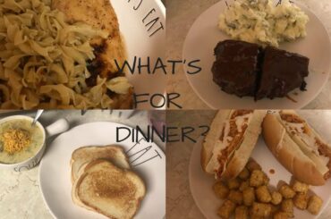 WHATS FOR DINNER! QUICK AND EASY QUARANTINE DINNER IDEAS!