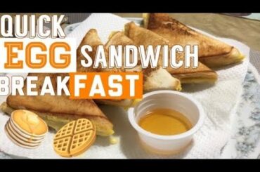 Quick and Cheezy egg sandwich | Breakfast