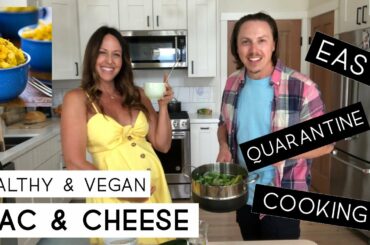 EASY Vegan QUARANTINE COOKING Ideas (Part 7) - Healthy, Vegan MAC & CHEESE! | Vegan Michele