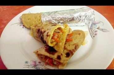 No maida / healthy egg roll recipe | wheat flour egg roll#morning breakfast | আতাৰে বনোৱা এগ ৰোল