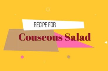 How to make Couscous salad at home|| Easy recipe|| Vegetarian recipe