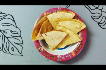 Crispy Papad Samosa /  kids Recipe / Healthy snacks/ Lockdown Easy Recipes