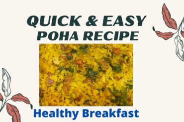 LockDown Recipe, Quick and Easy Poha recipe (Vegetarian) | Healthy  Instant Recipe | Apna America