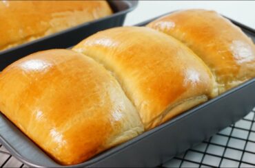 How To Make A Super Soft Milk Bread Loaf | Hand Knead Bread