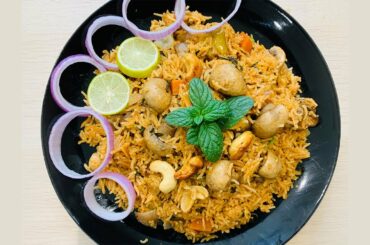 మష్రూమ్ బిర్యానీ ఇలా చేస్తే టేస్ట్ అదిరిపోతుంది || Yummy Mushroom Biryani || Healthy Recipes